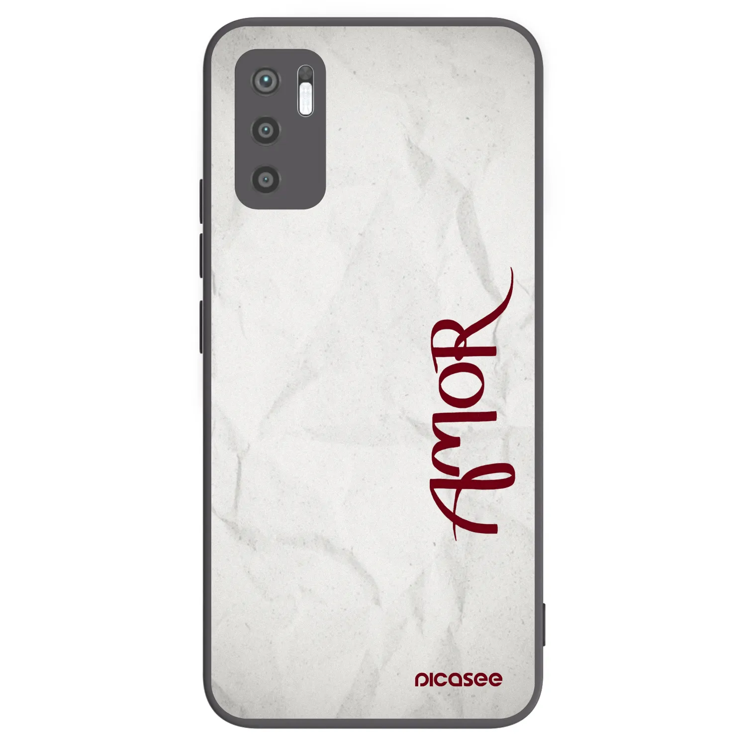 Picasee silikónový čierny obal pre Xiaomi Redmi Note 10 5G - Amor