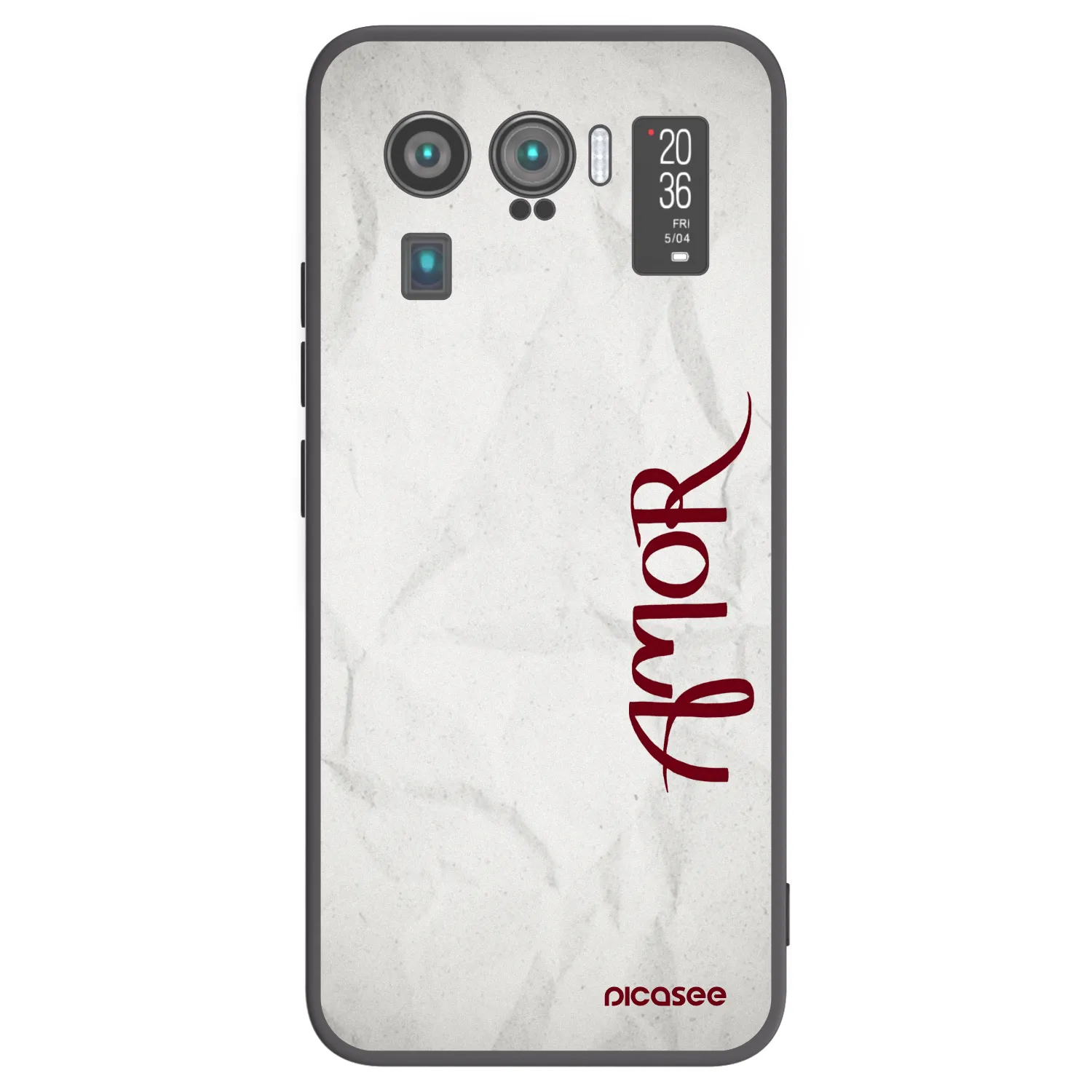 Picasee silikónový čierny obal pre Xiaomi Mi 11 Ultra - Amor