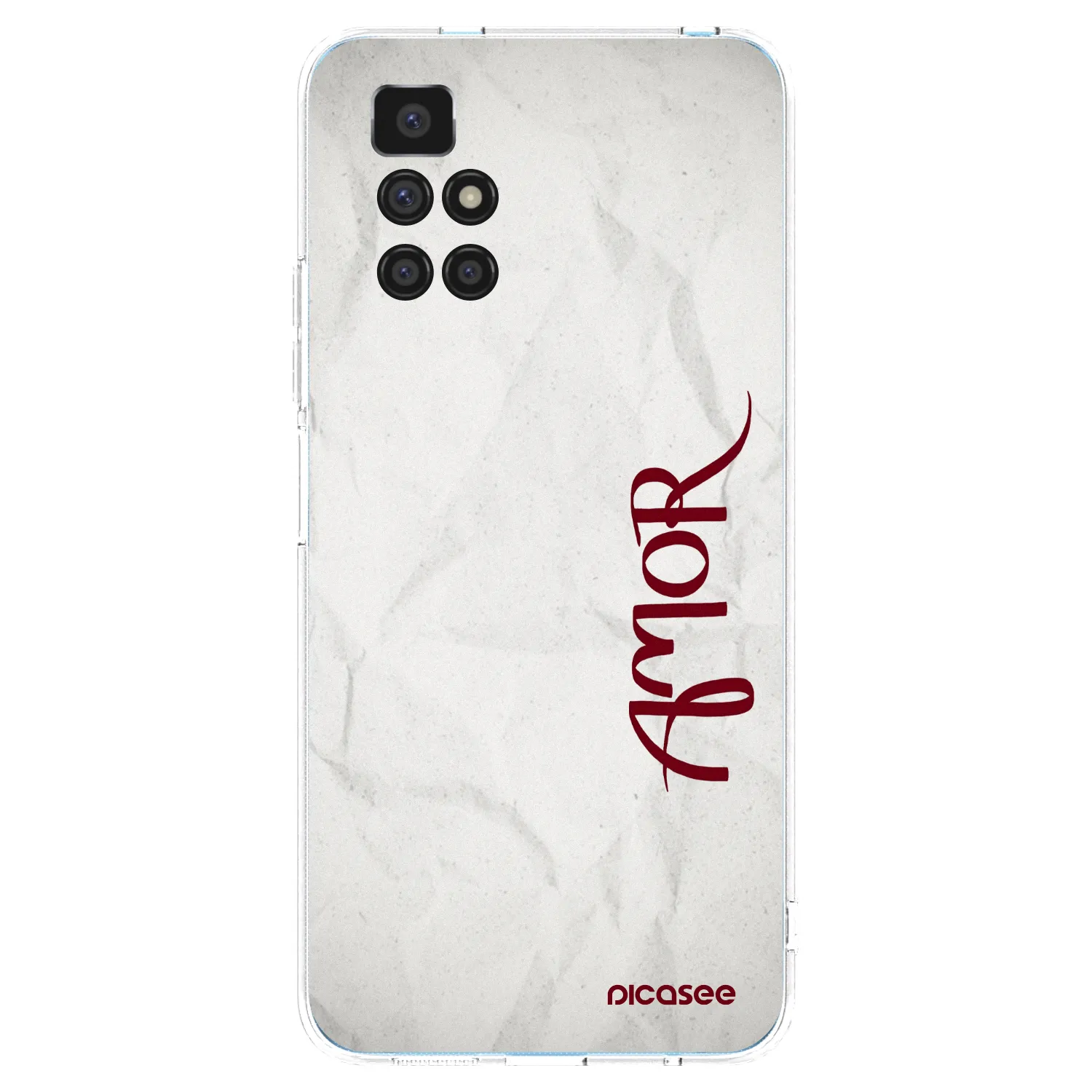 Silikónový prehľadný obal pre Xiaomi Redmi 10 - Amor