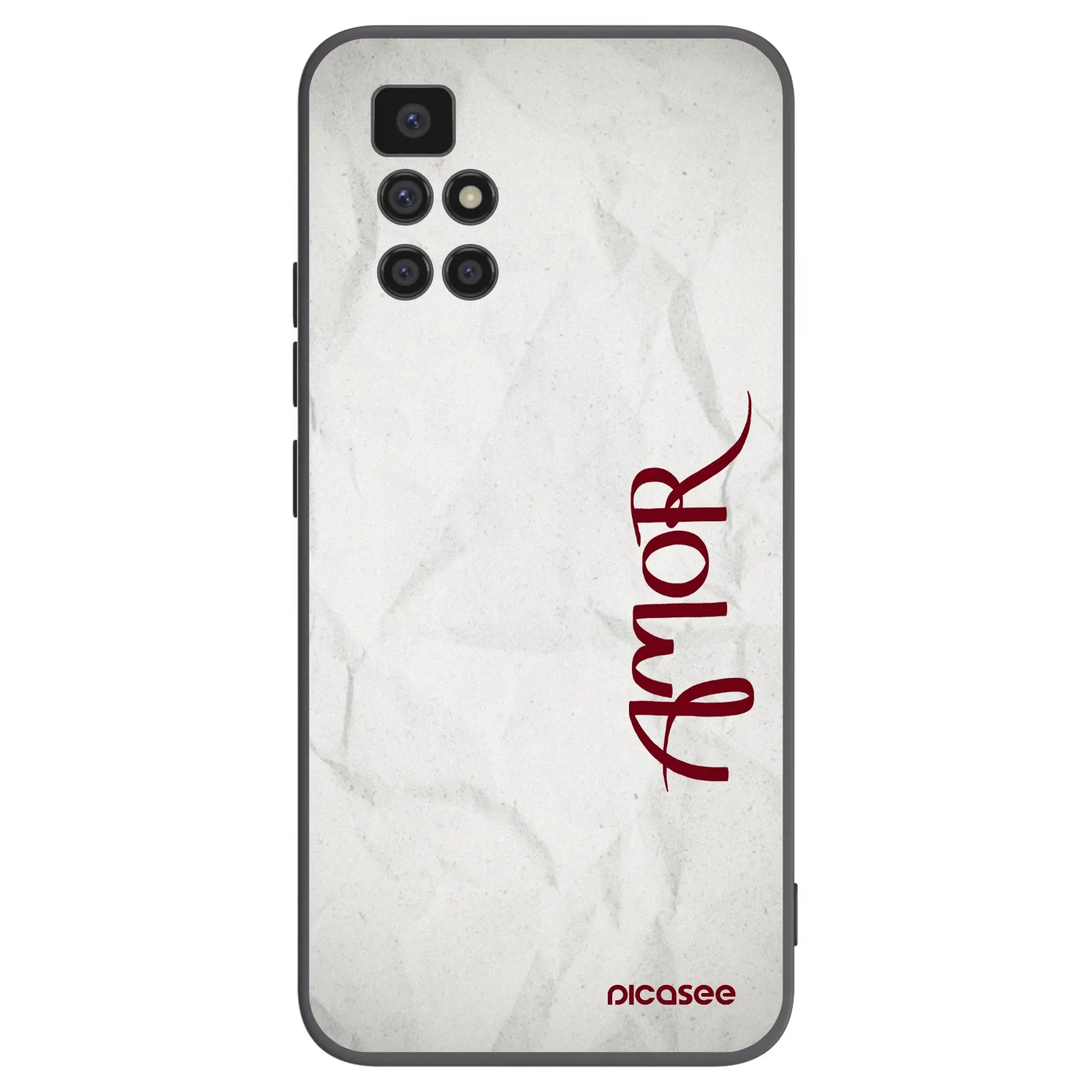 Picasee silikónový čierny obal pre Xiaomi Redmi 10 - Amor