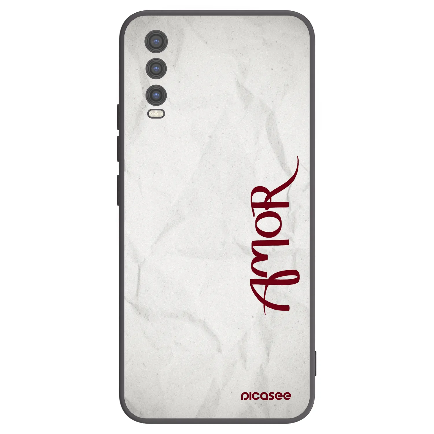 Picasee silikónový čierny obal pre Vivo Y20s - Amor