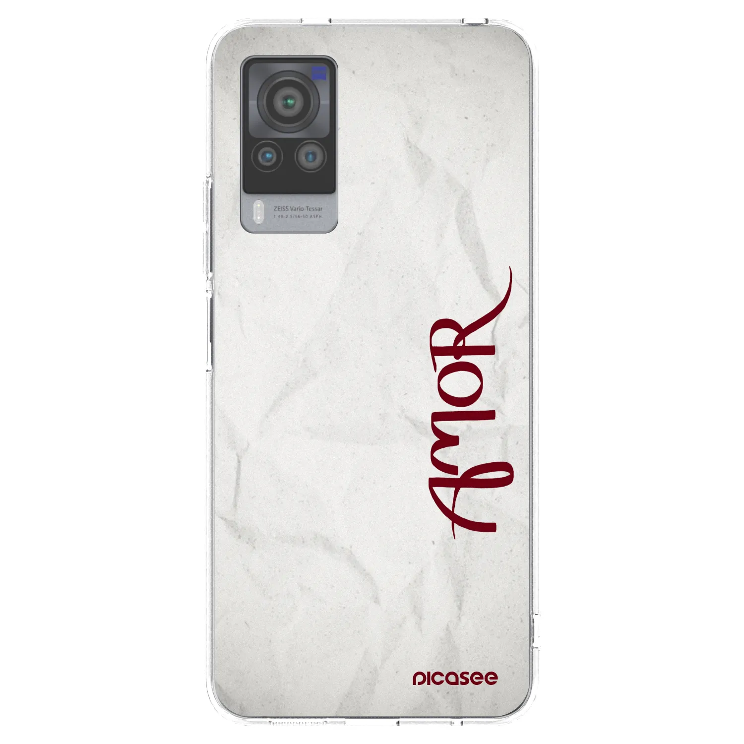 Picasee silikónový prehľadný obal pre Vivo X60 Pro 5G - Amor