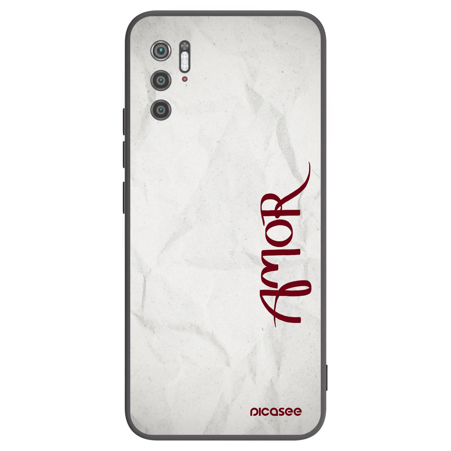 Picasee silikónový čierny obal pre Xiaomi Poco M3 Pro 5G - Amor