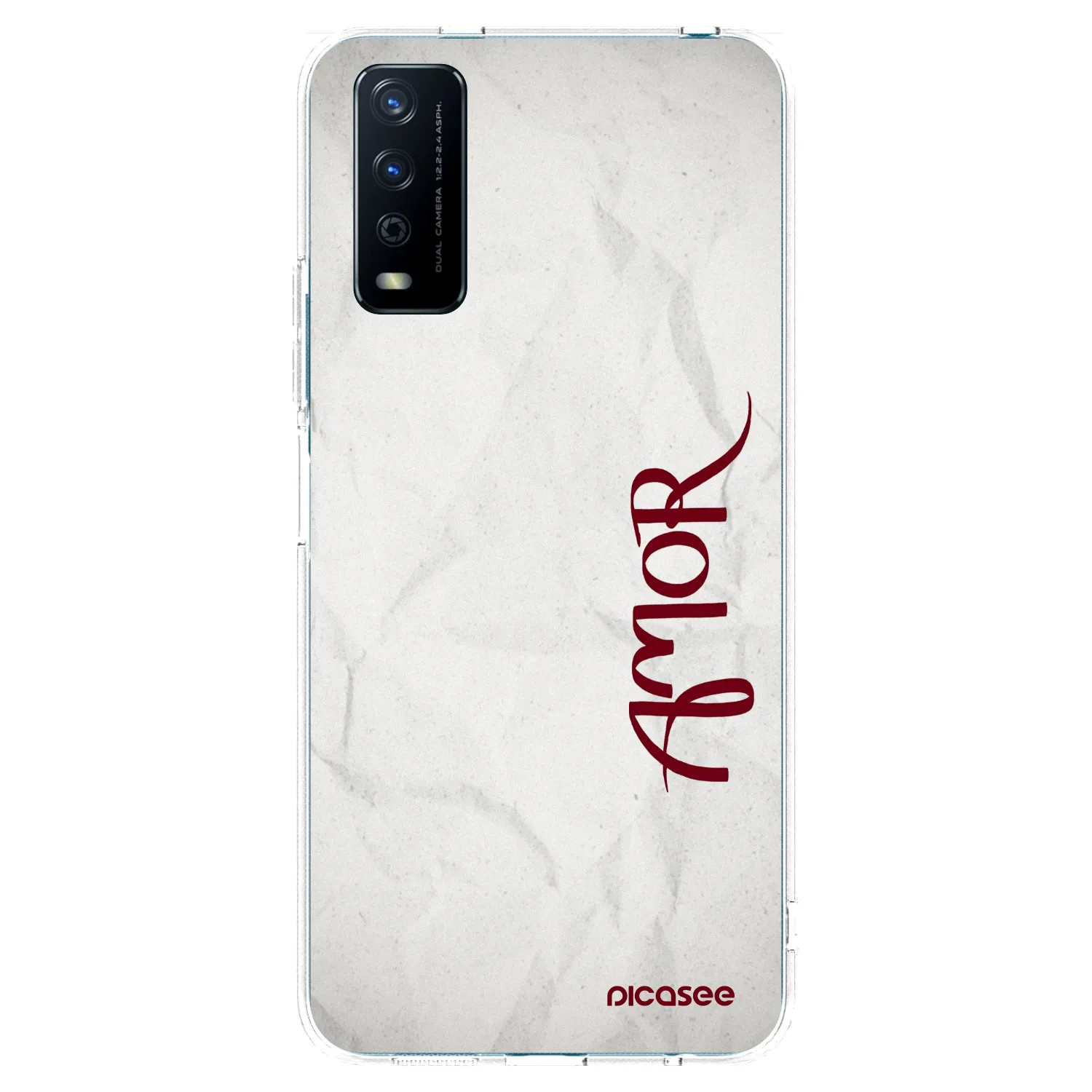 Picasee silikónový prehľadný obal pre Vivo Y11s - Amor
