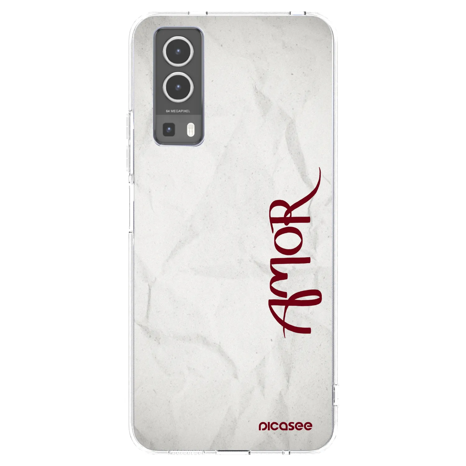 Picasee silikónový prehľadný obal pre Vivo Y72 5G - Amor