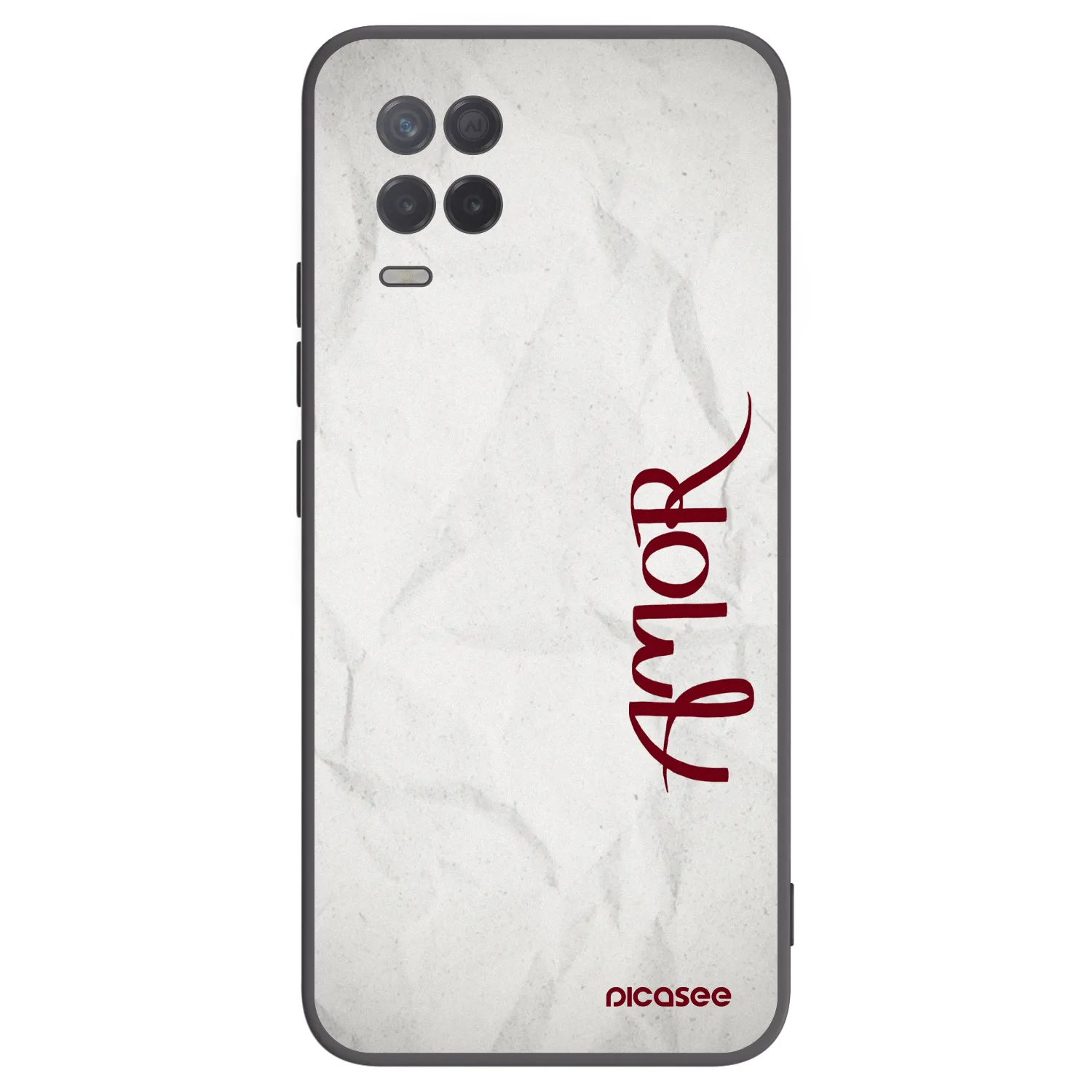 Picasee silikónový čierny obal pre Realme 8 5G - Amor