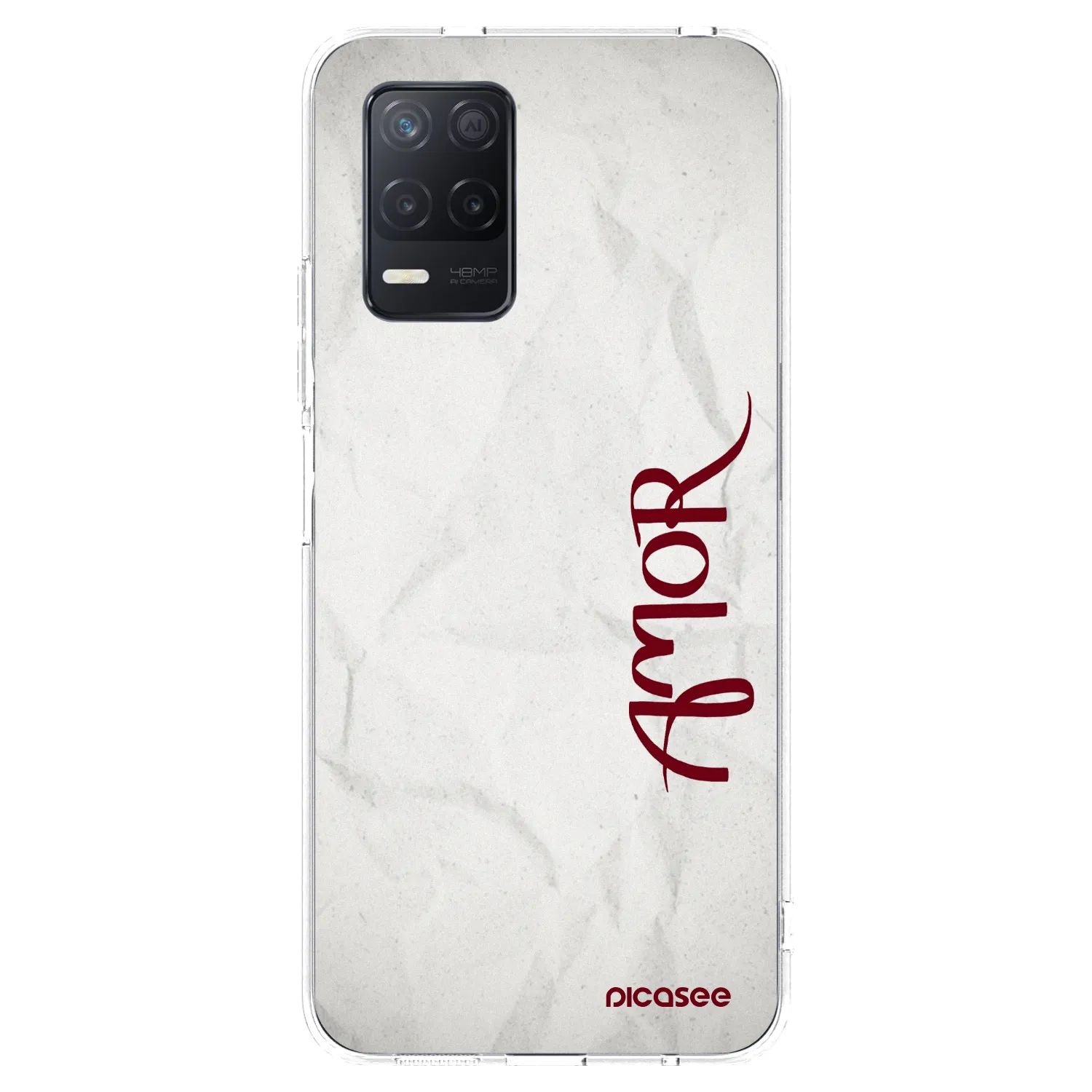 Picasee silikónový prehľadný obal pre Realme 8 5G - Amor
