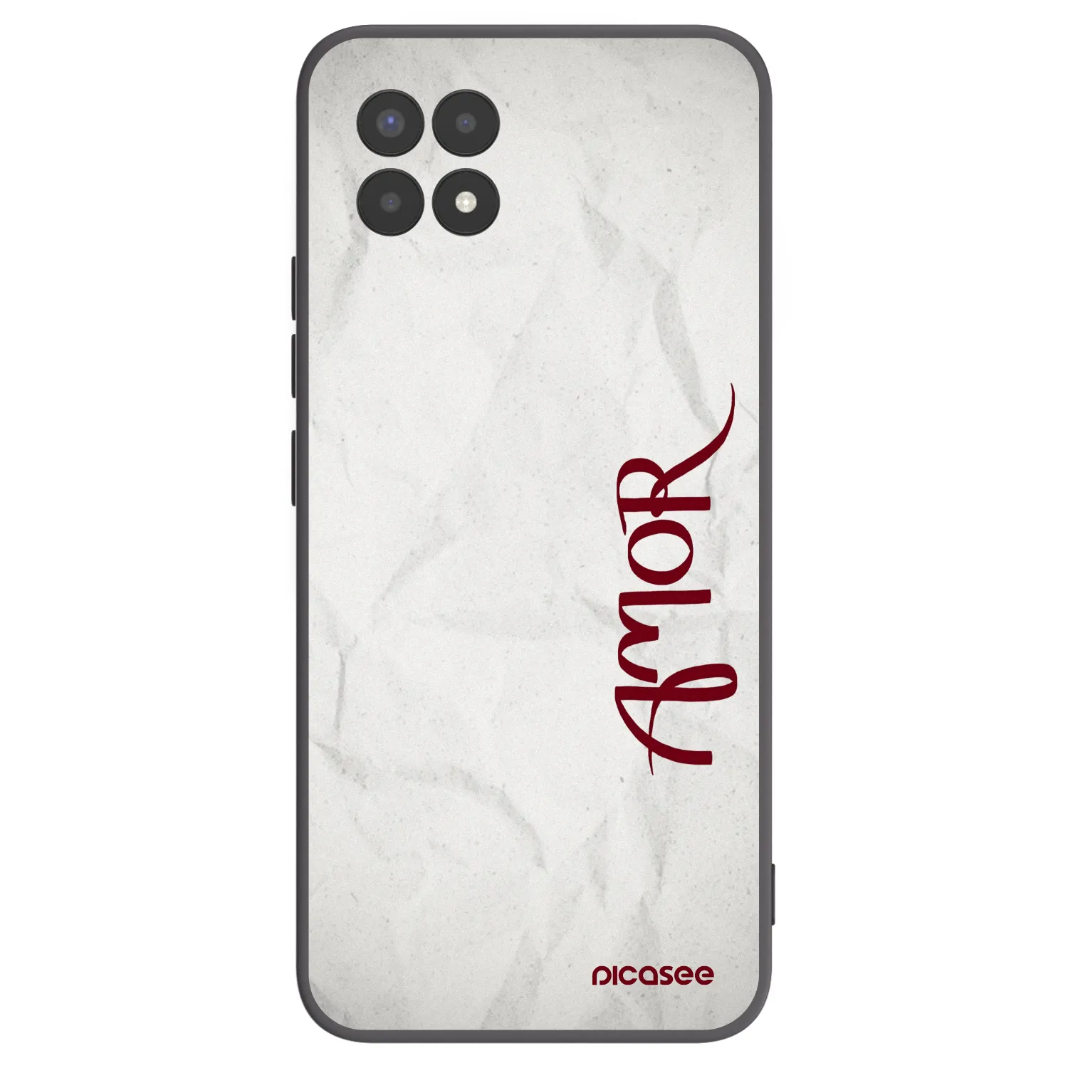 Picasee silikónový čierny obal pre Realme 8i - Amor