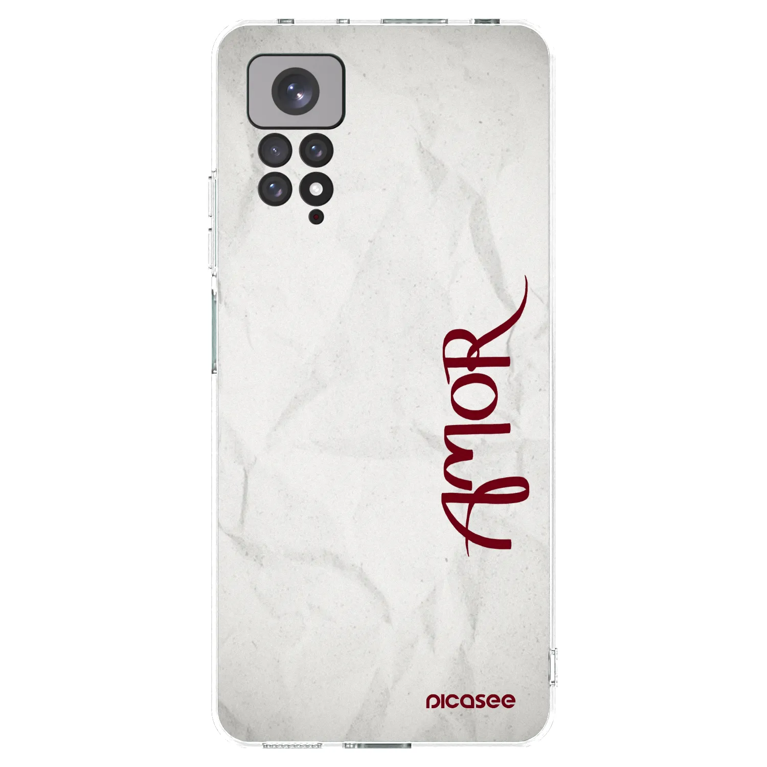 Silikónový prehľadný obal pre Xiaomi Redmi Note 11 - Amor