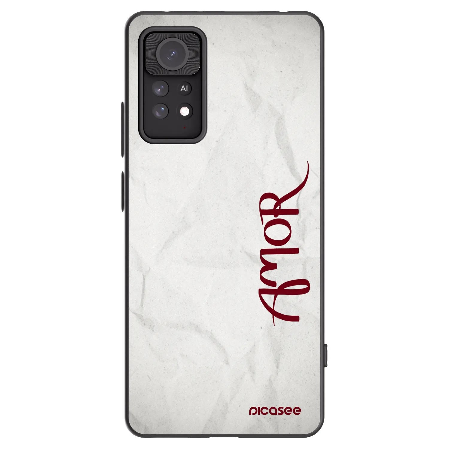 Picasee silikónový čierny obal pre Xiaomi Redmi Note 11 Pro - Amor
