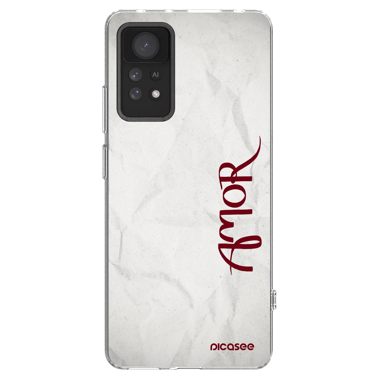 Silikónový prehľadný obal pre Xiaomi Redmi Note 11 Pro - Amor