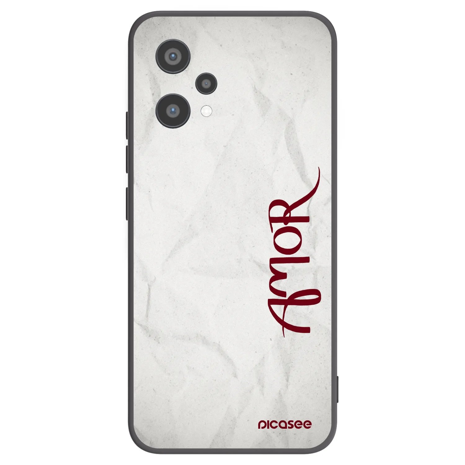 Picasee silikónový čierny obal pre Realme 9 Pro 5G - Amor