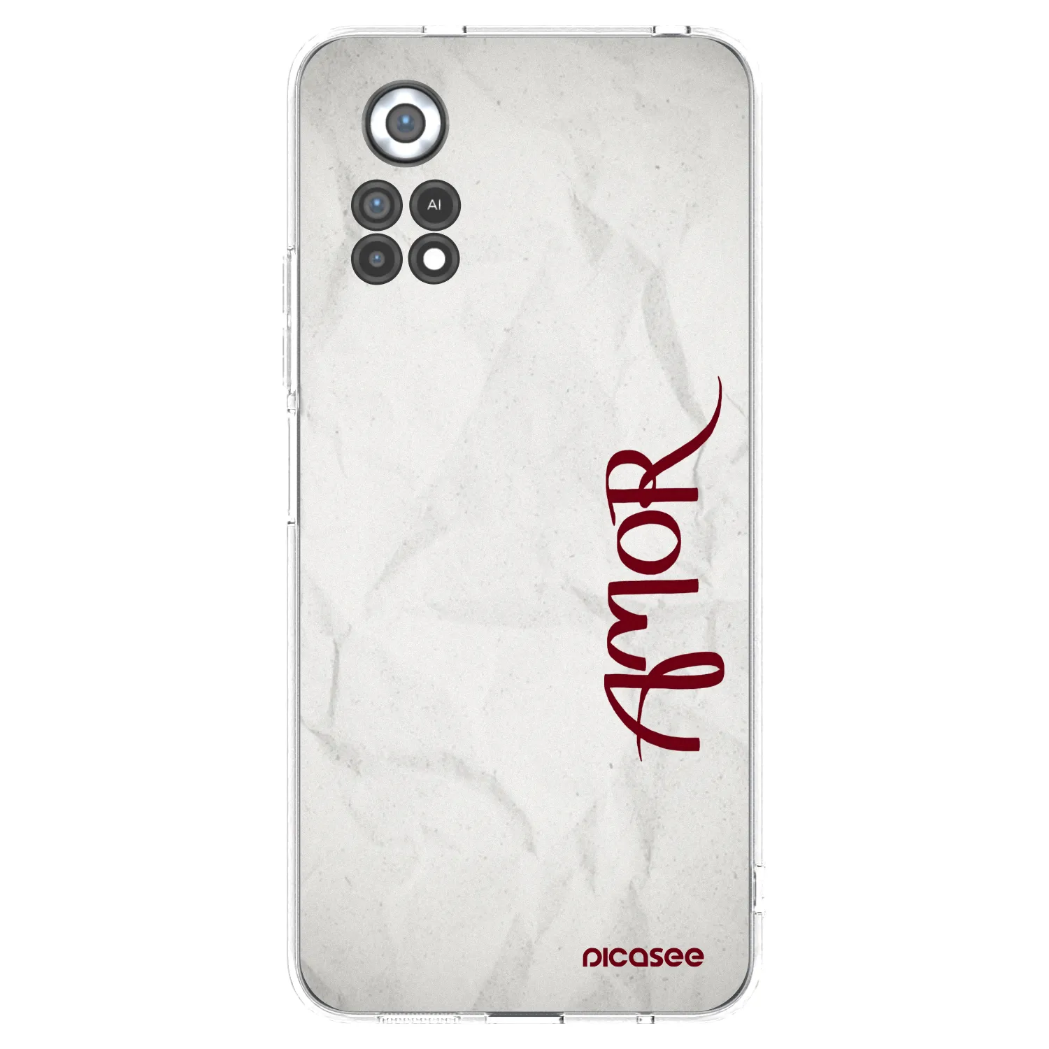Silikónový prehľadný obal pre Xiaomi Poco X4 Pro 5G - Amor