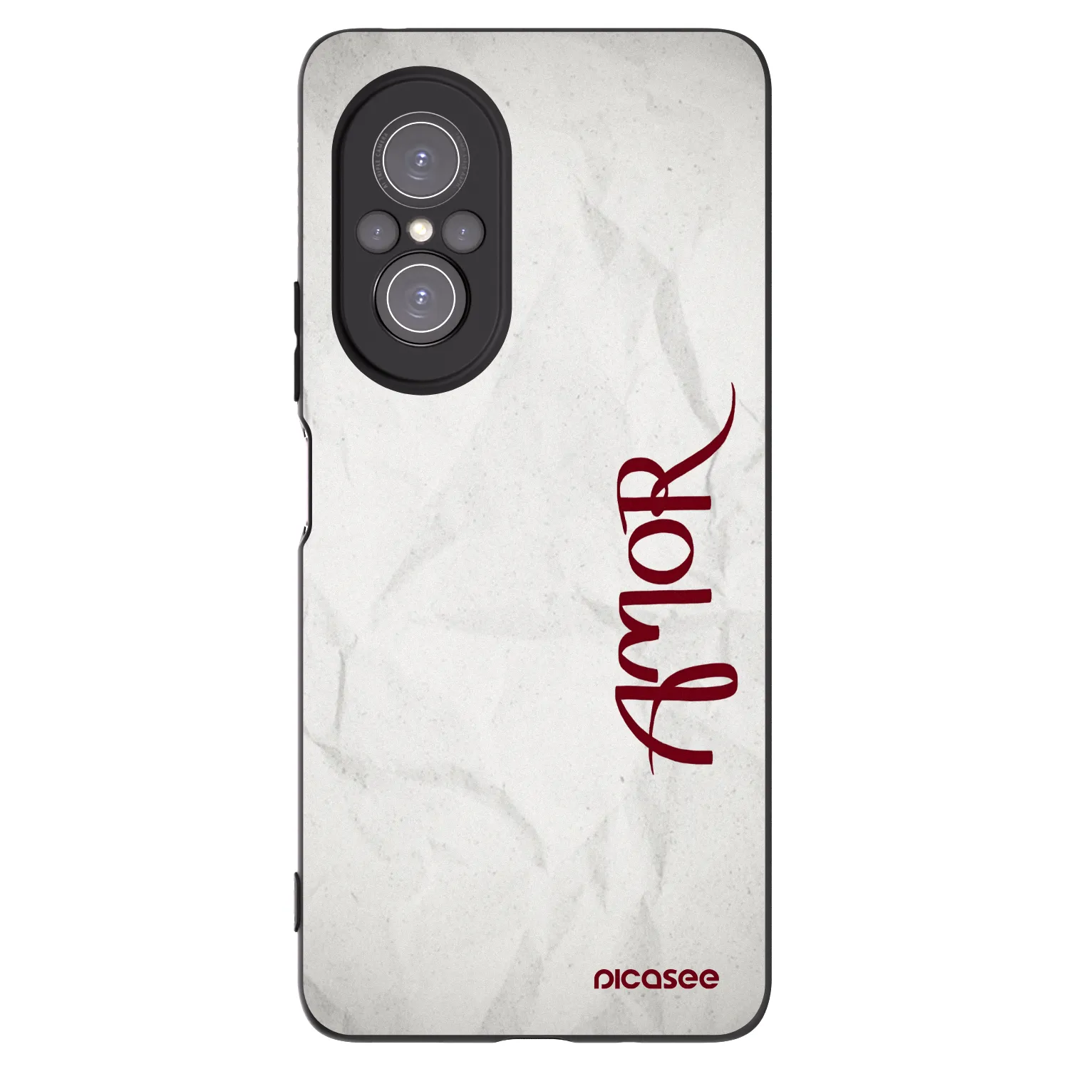 Picasee silikónový čierny obal pre Huawei Nova 9 SE - Amor