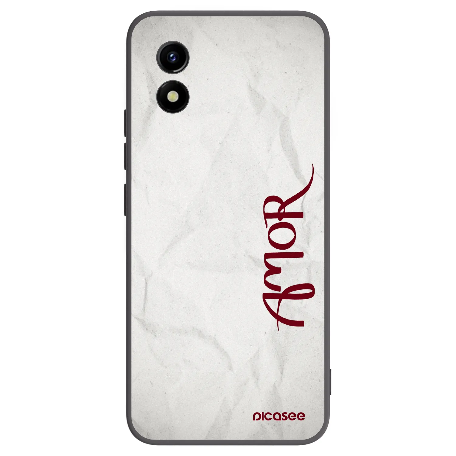 Picasee silikónový čierny obal pre Vivo Y01 - Amor