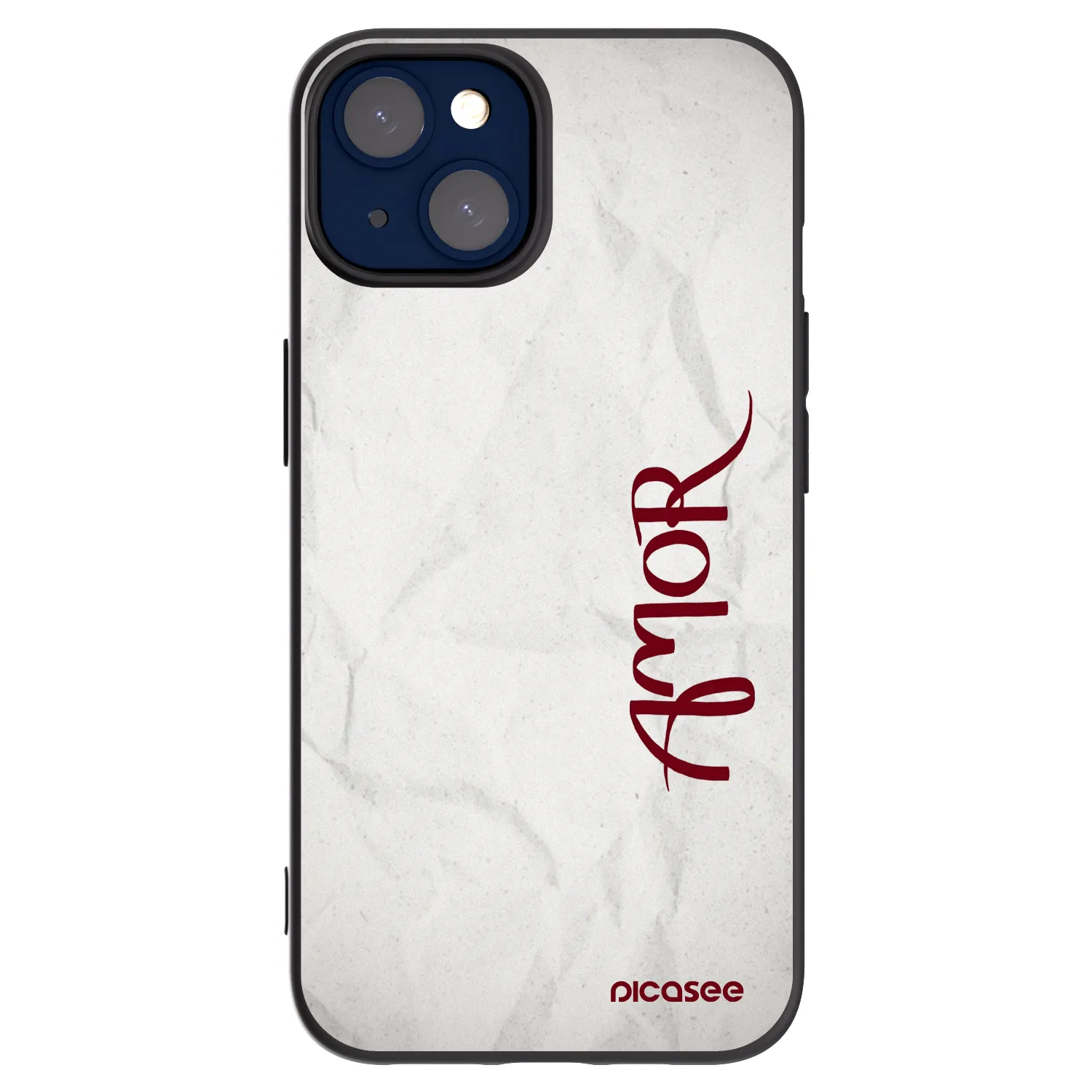 Silikónový čierny obal pre Apple iPhone 14 - Amor