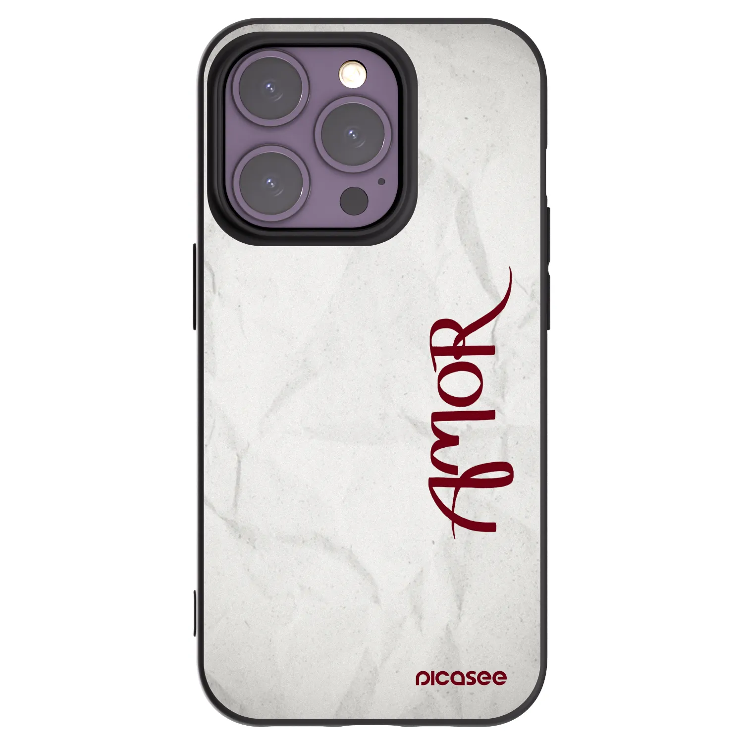 Silikónový čierny obal pre Apple iPhone 14 Pro - Amor