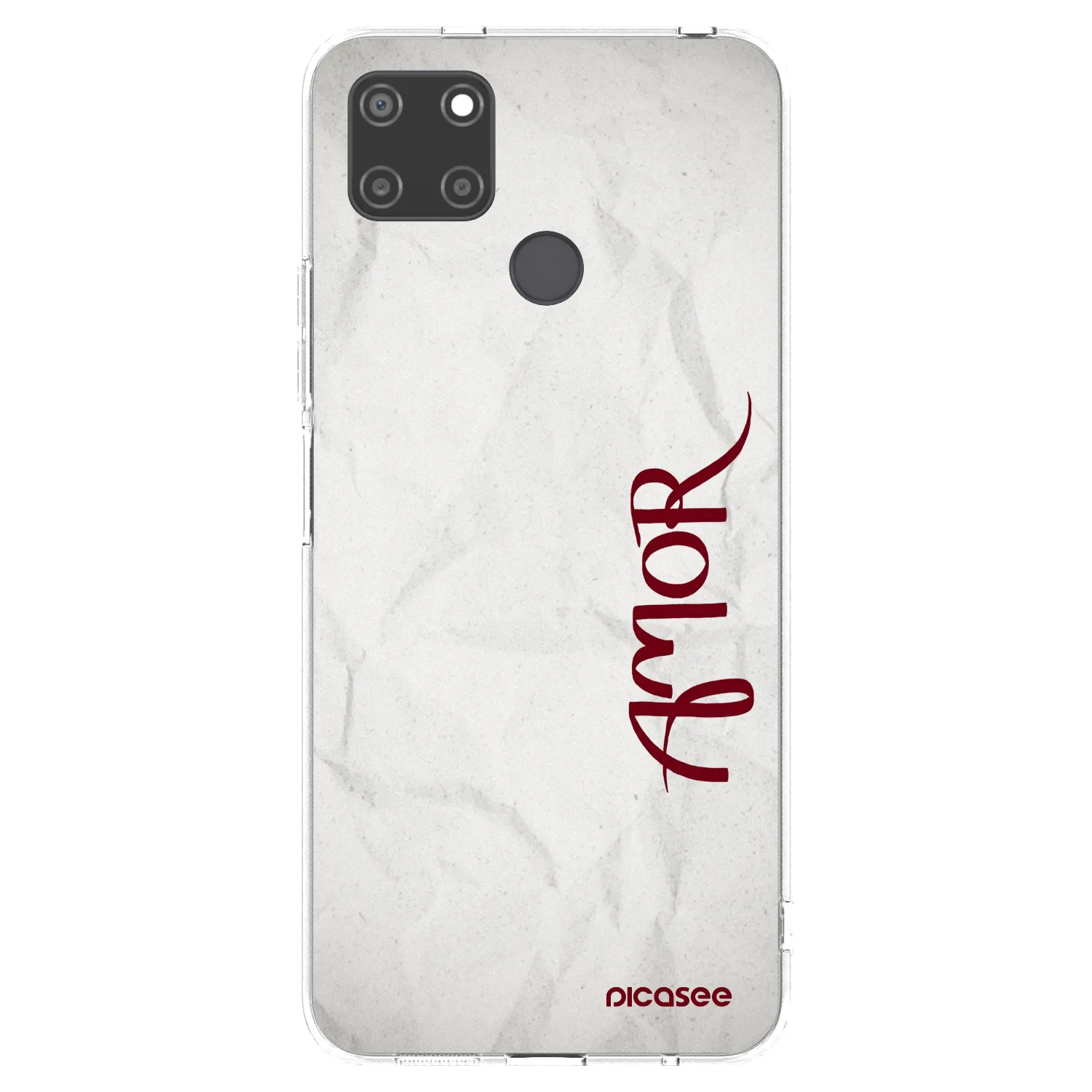 Picasee silikónový prehľadný obal pre Realme C21Y - Amor