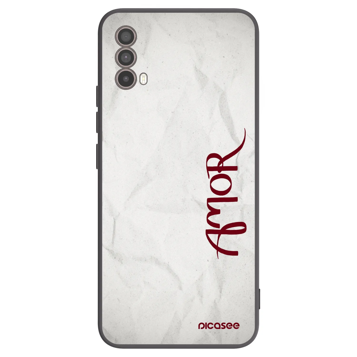 Silikónový čierny obal pre Motorola Moto E40 - Amor