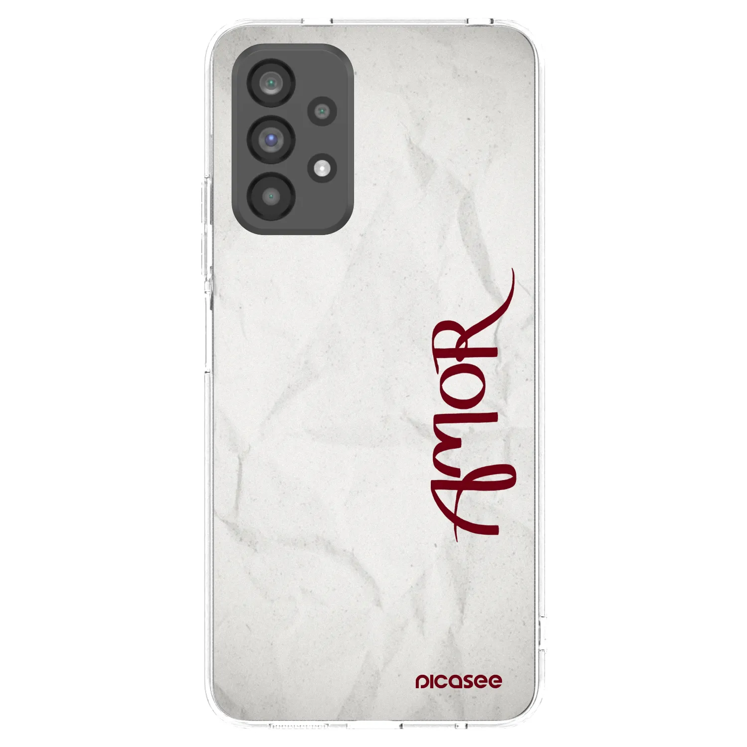 Picasee silikónový prehľadný obal pre Samsung Galaxy A73 5G - Amor