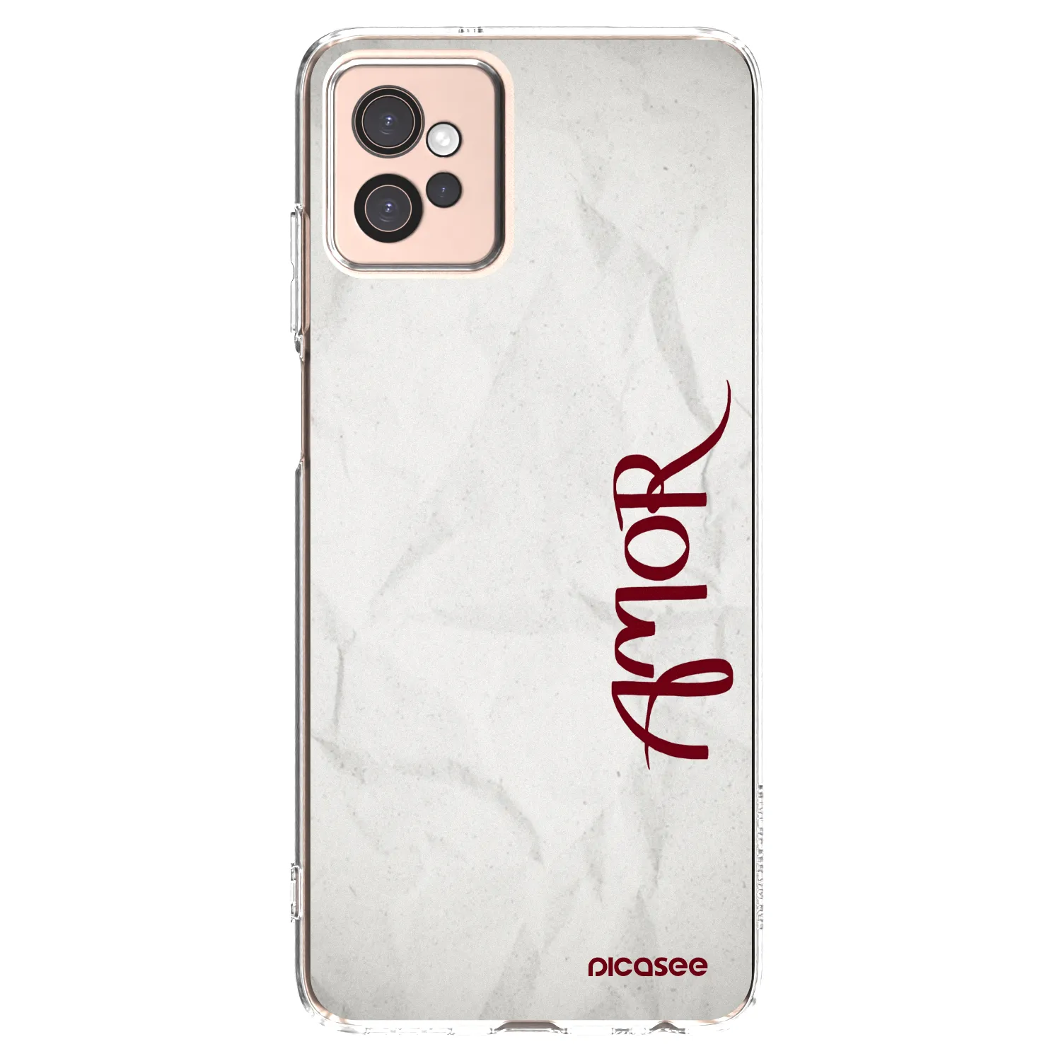 Silikónový prehľadný obal pre Motorola Moto G32 - Amor