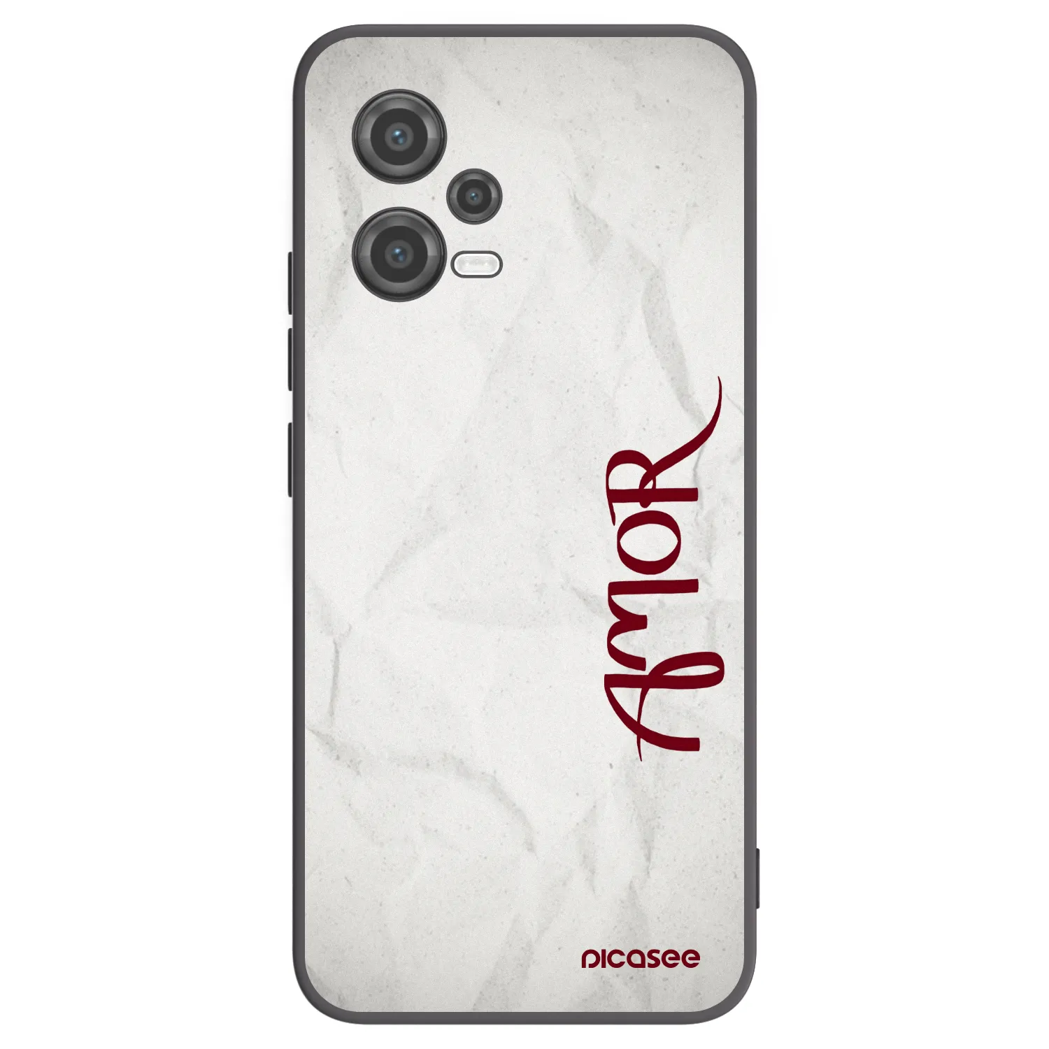 Picasee silikónový čierny obal pre Xiaomi Poco X5 - Amor
