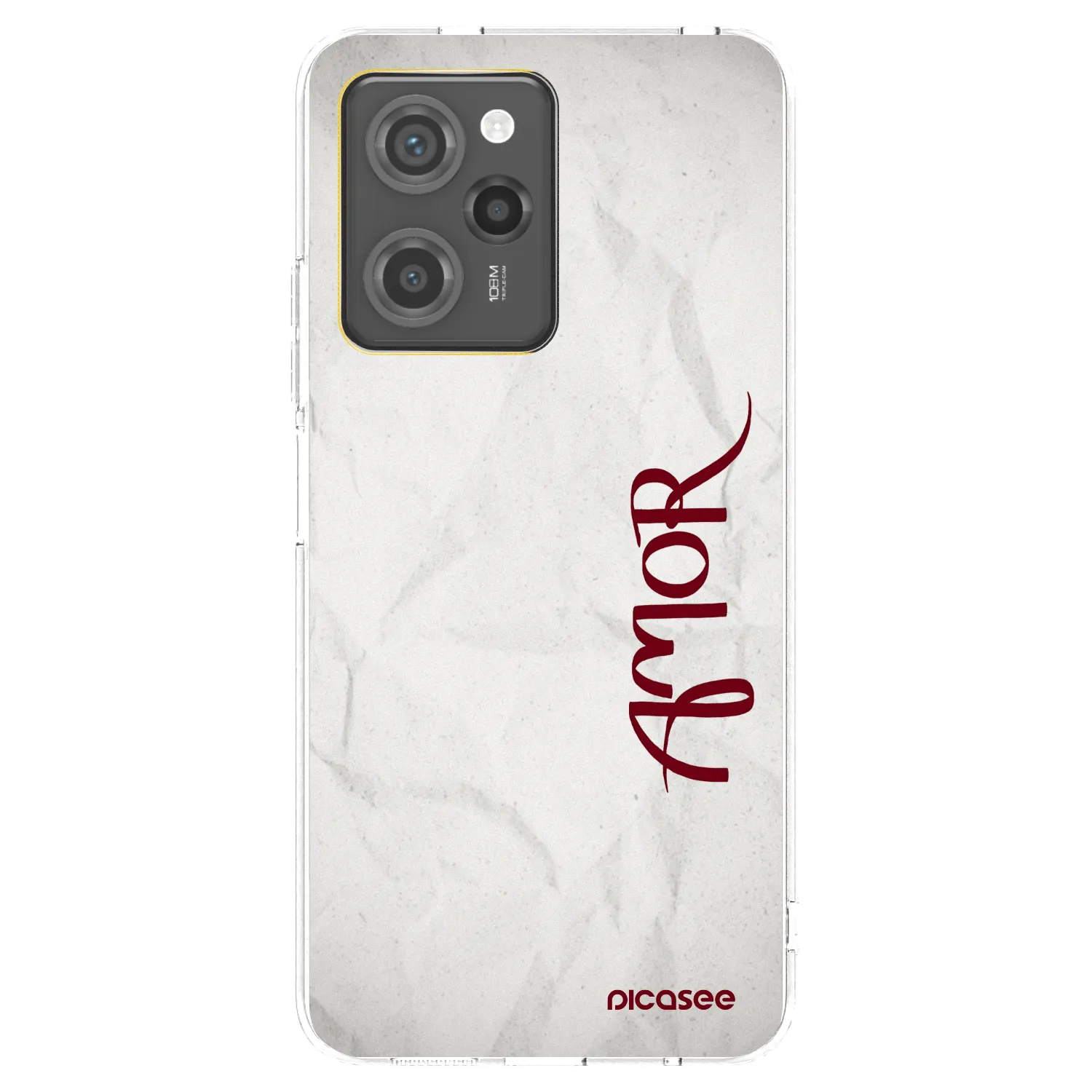 Picasee silikónový prehľadný obal pre Xiaomi Poco X5 Pro - Amor