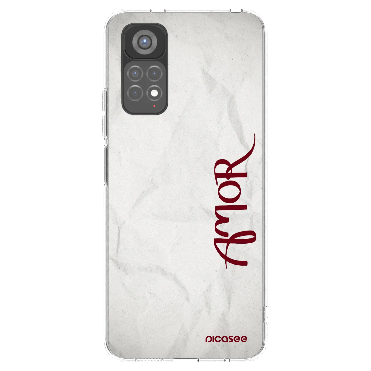 Silikónový prehľadný obal pre Xiaomi Redmi Note 11S 5G - Amor