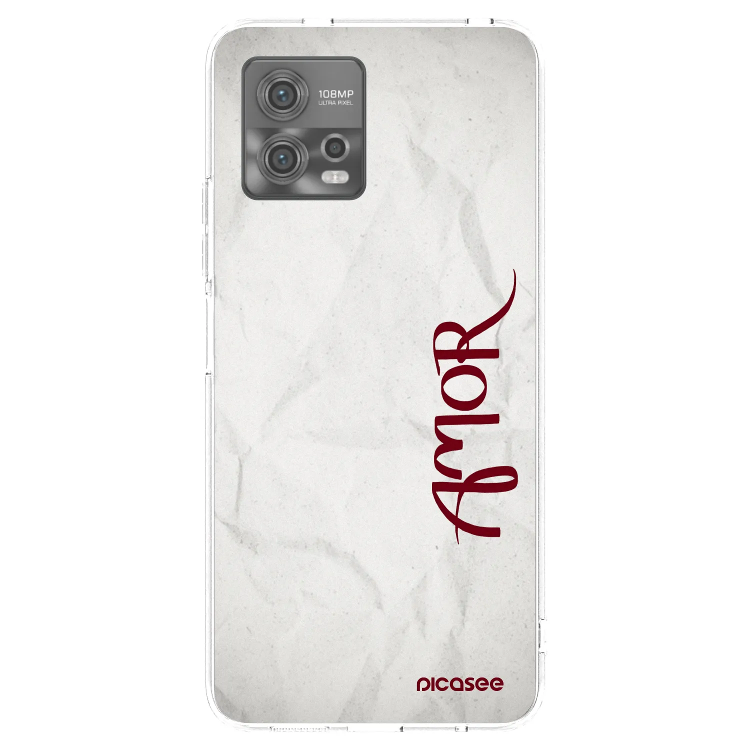 Silikónový prehľadný obal pre Motorola Moto G72 - Amor