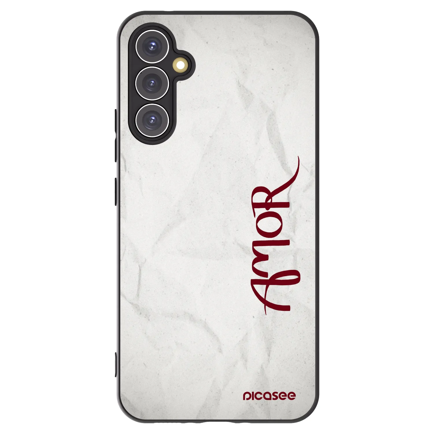 Picasee silikónový čierny obal pre Samsung Galaxy A34 5G A346B - Amor