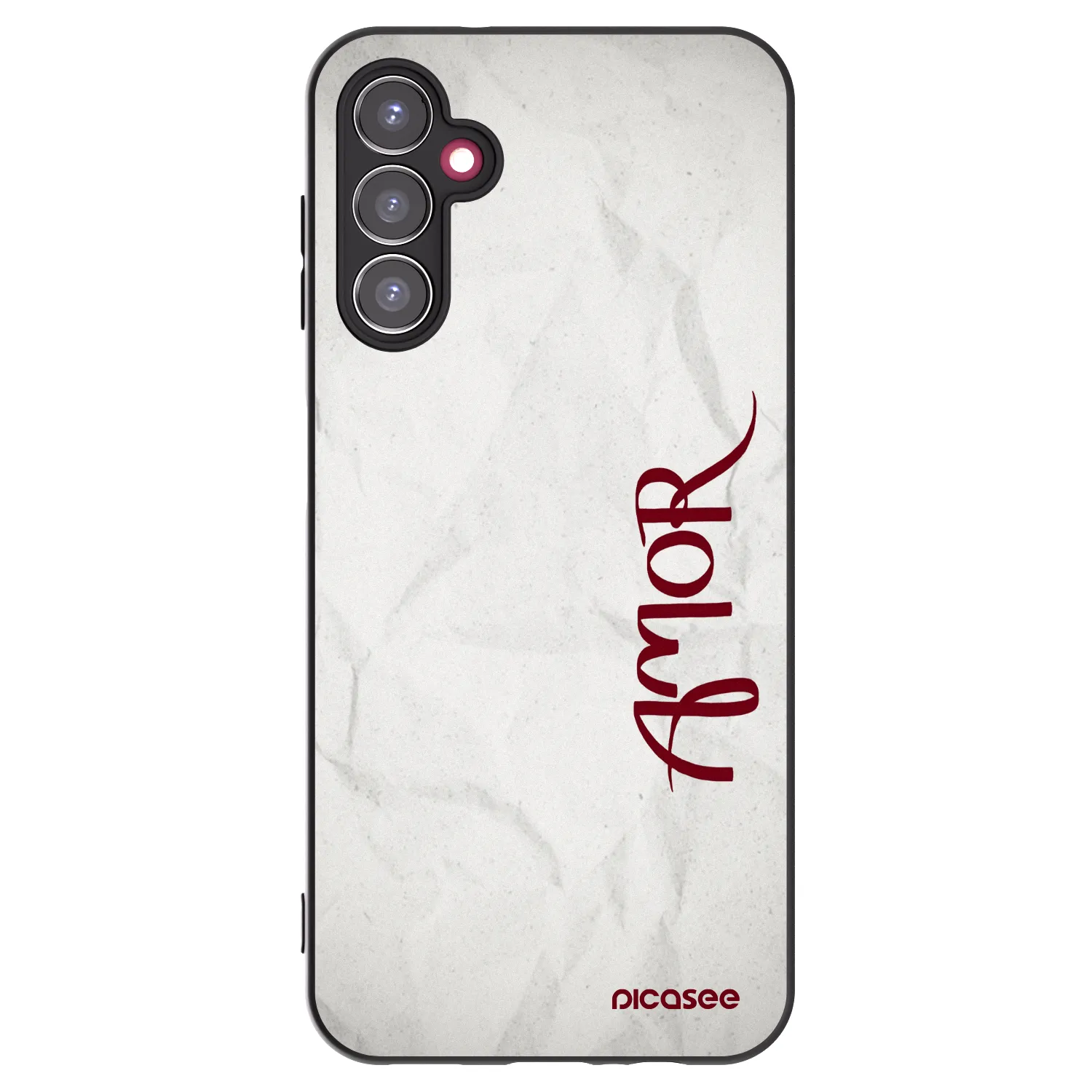 Picasee silikónový čierny obal pre Samsung Galaxy A14 5G A146P - Amor