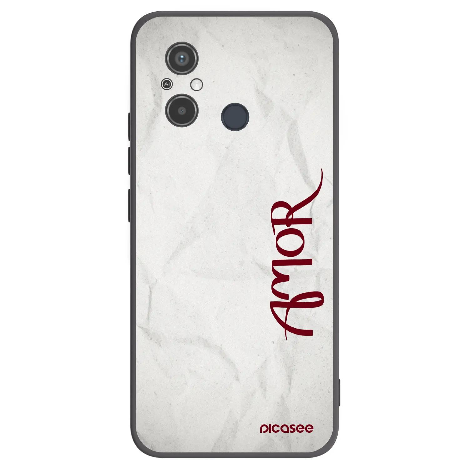 Silikónový čierny obal pre Xiaomi Redmi 12C - Amor