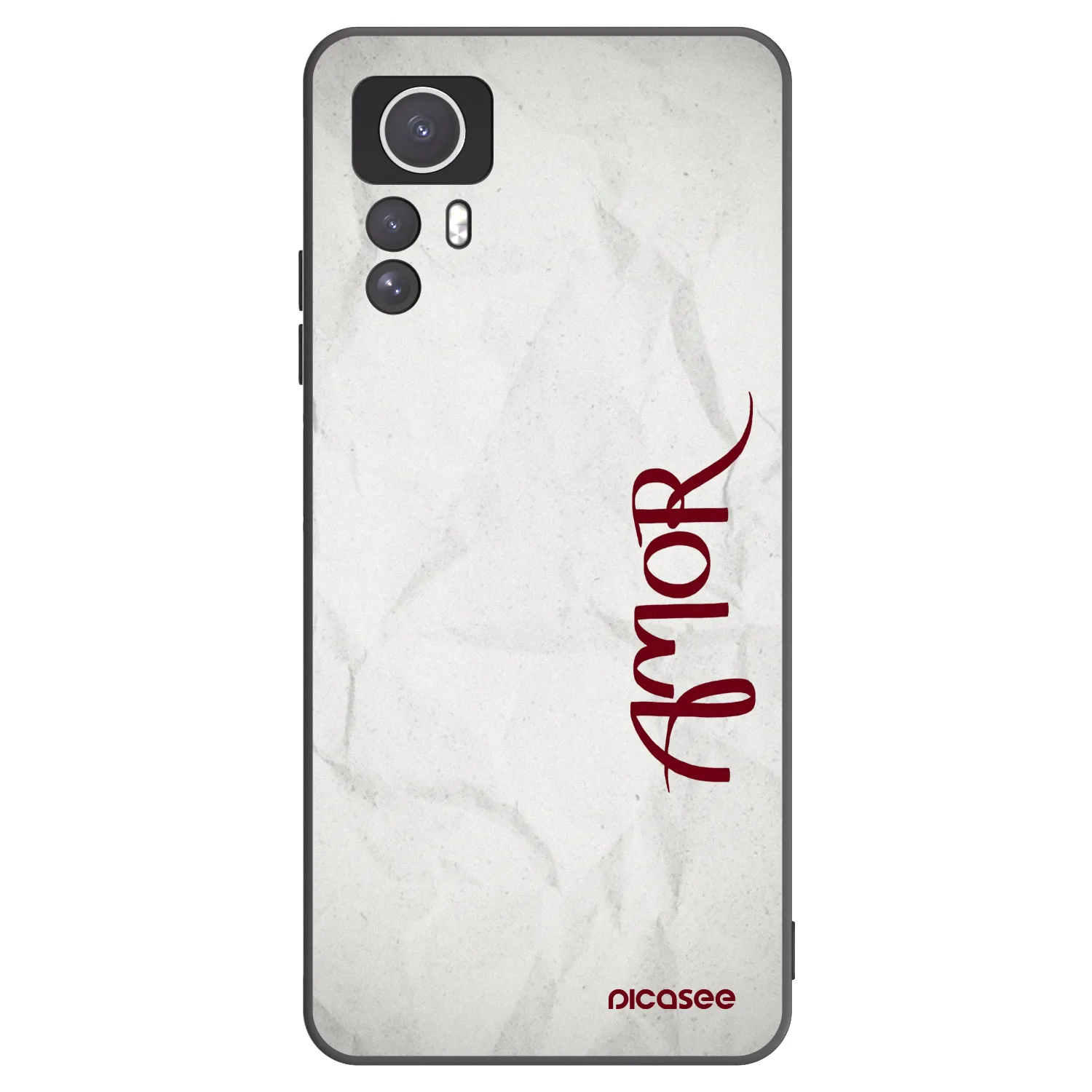 Silikónový čierny obal pre Xiaomi Redmi Note 12S - Amor
