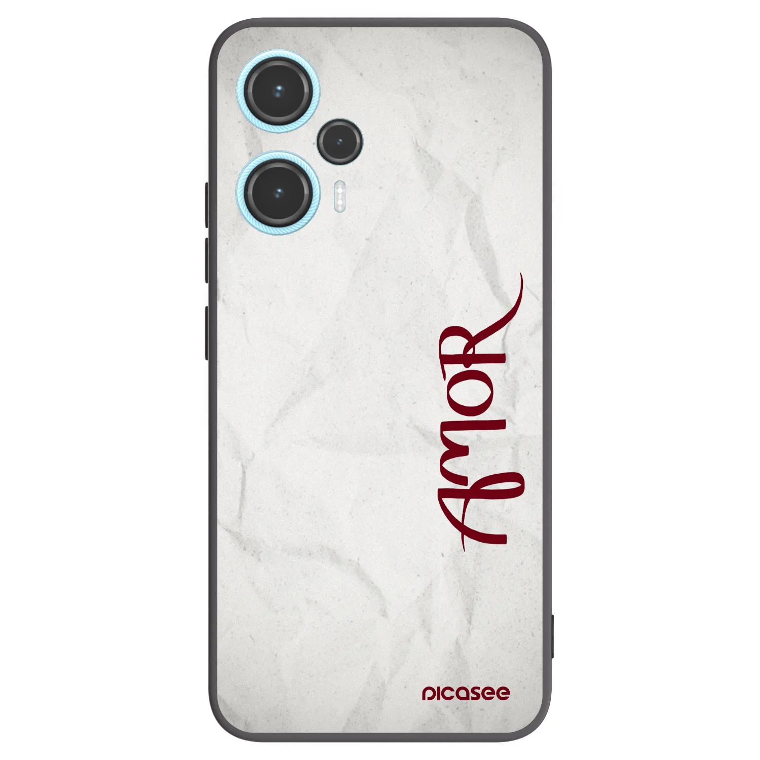 Picasee silikónový čierny obal pre Xiaomi Poco F5 - Amor