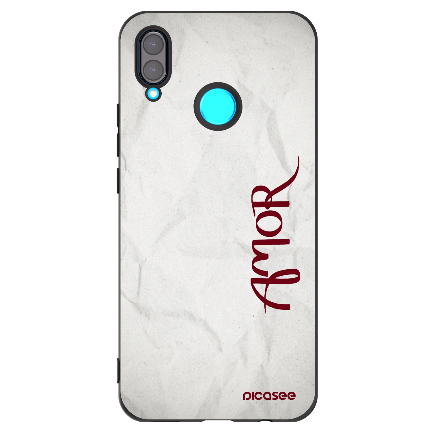 Picasee silikónový čierny obal pre Huawei Nova 3i - Amor