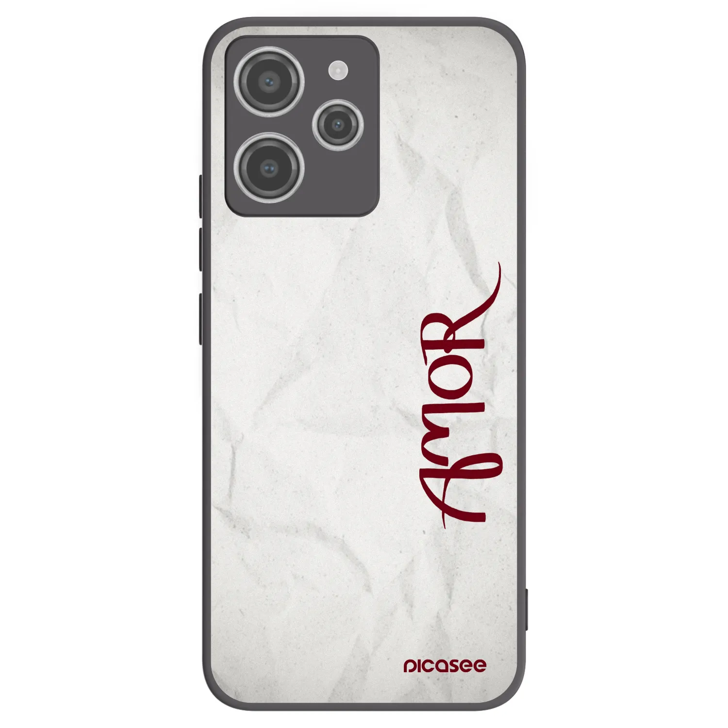 Silikónový čierny obal pre Xiaomi Redmi 12 4G - Amor