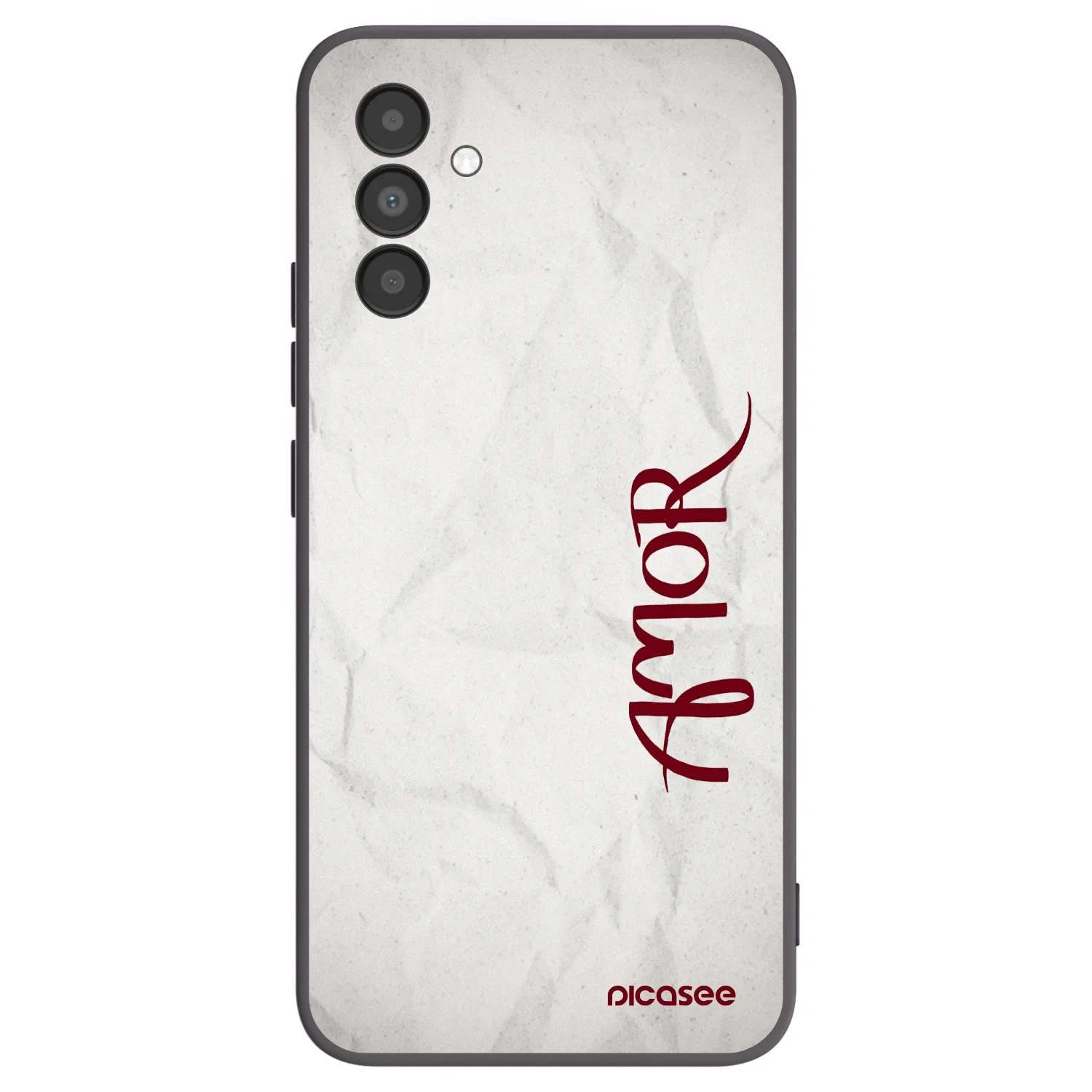 Picasee silikónový čierny obal pre Samsung Galaxy A04s A047F - Amor