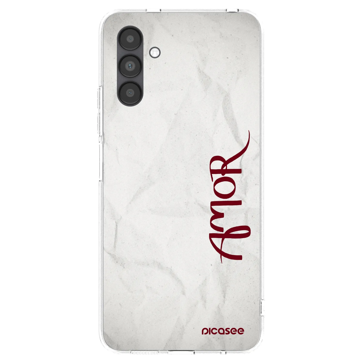 Picasee silikónový prehľadný obal pre Samsung Galaxy A04s A047F - Amor