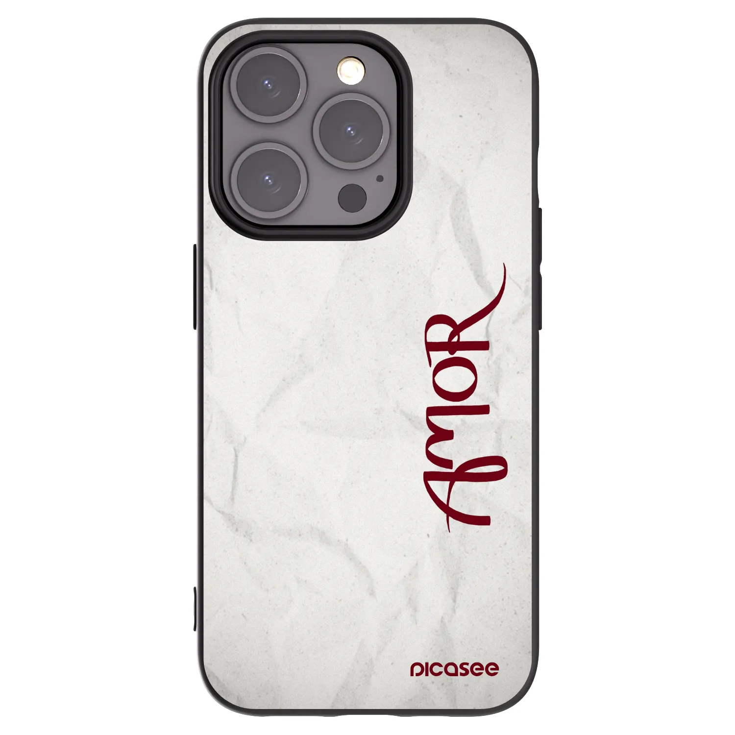 Silikónový čierny obal pre Apple iPhone 15 Pro - Amor