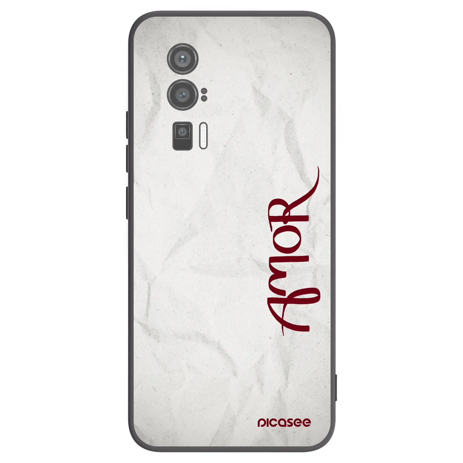 Picasee silikónový čierny obal pre Xiaomi Poco F5 Pro 5G - Amor