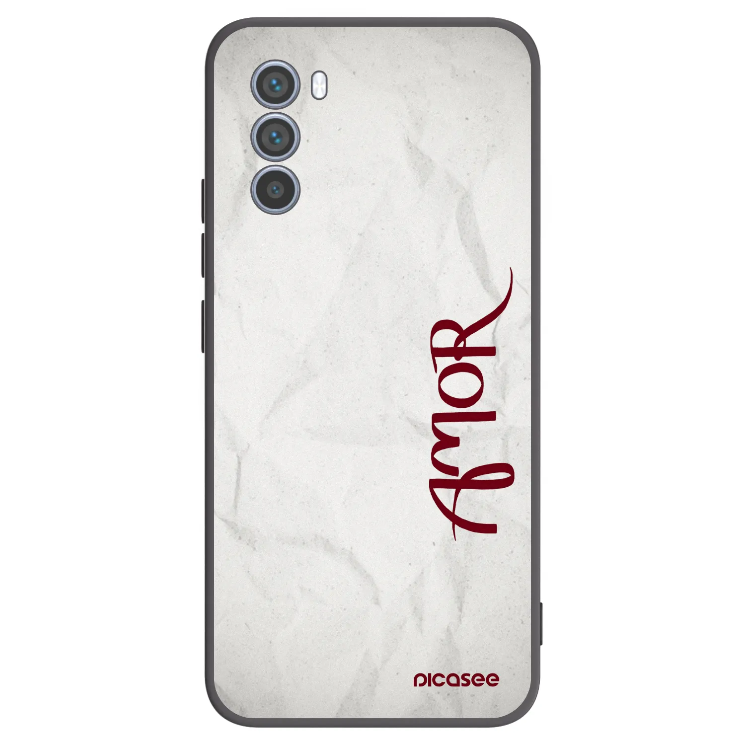 Picasee silikónový čierny obal pre Motorola Moto G62 - Amor