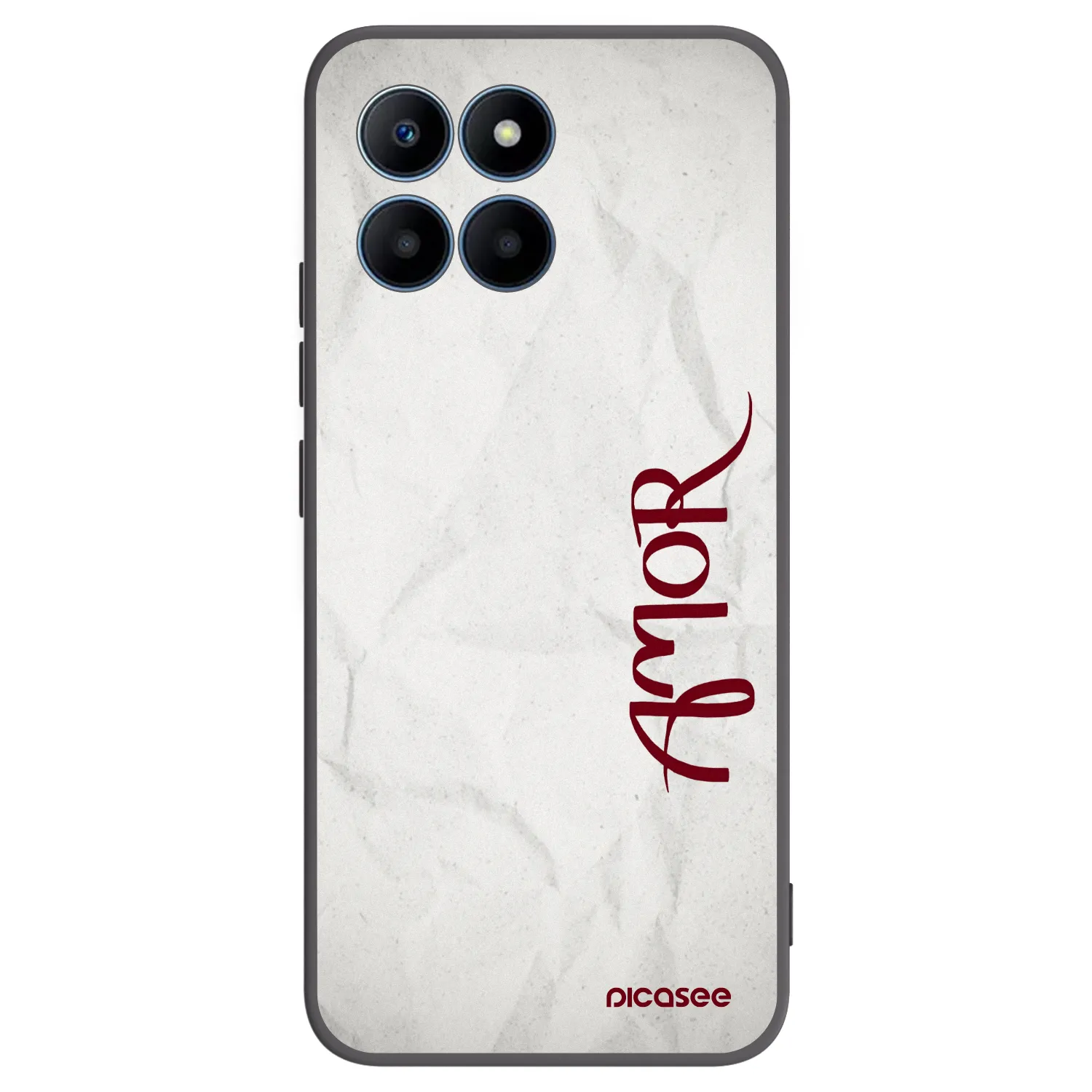 Picasee silikónový čierny obal pre Honor 70 Lite - Amor
