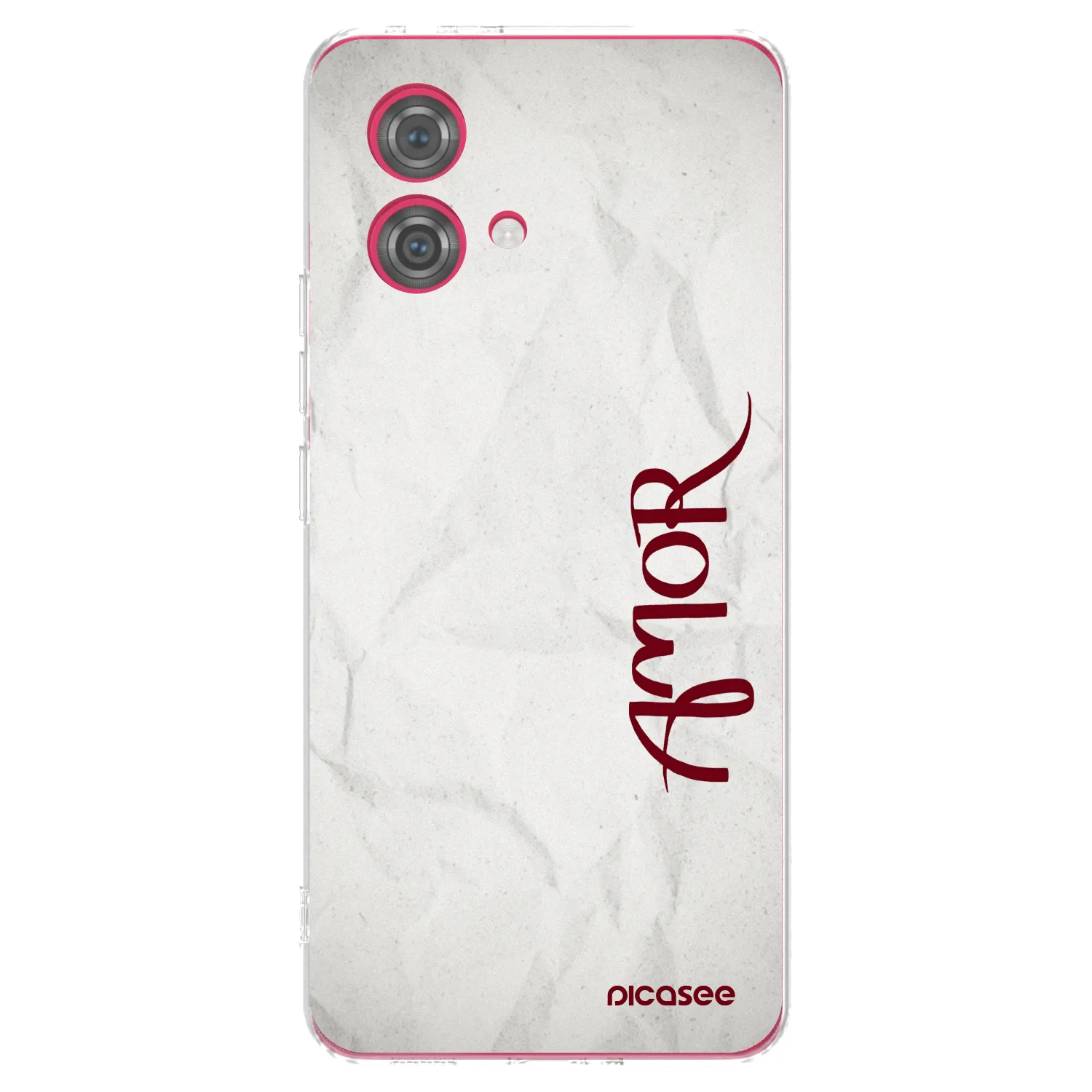 Silikónový prehľadný obal pre Motorola Moto G84 5G - Amor