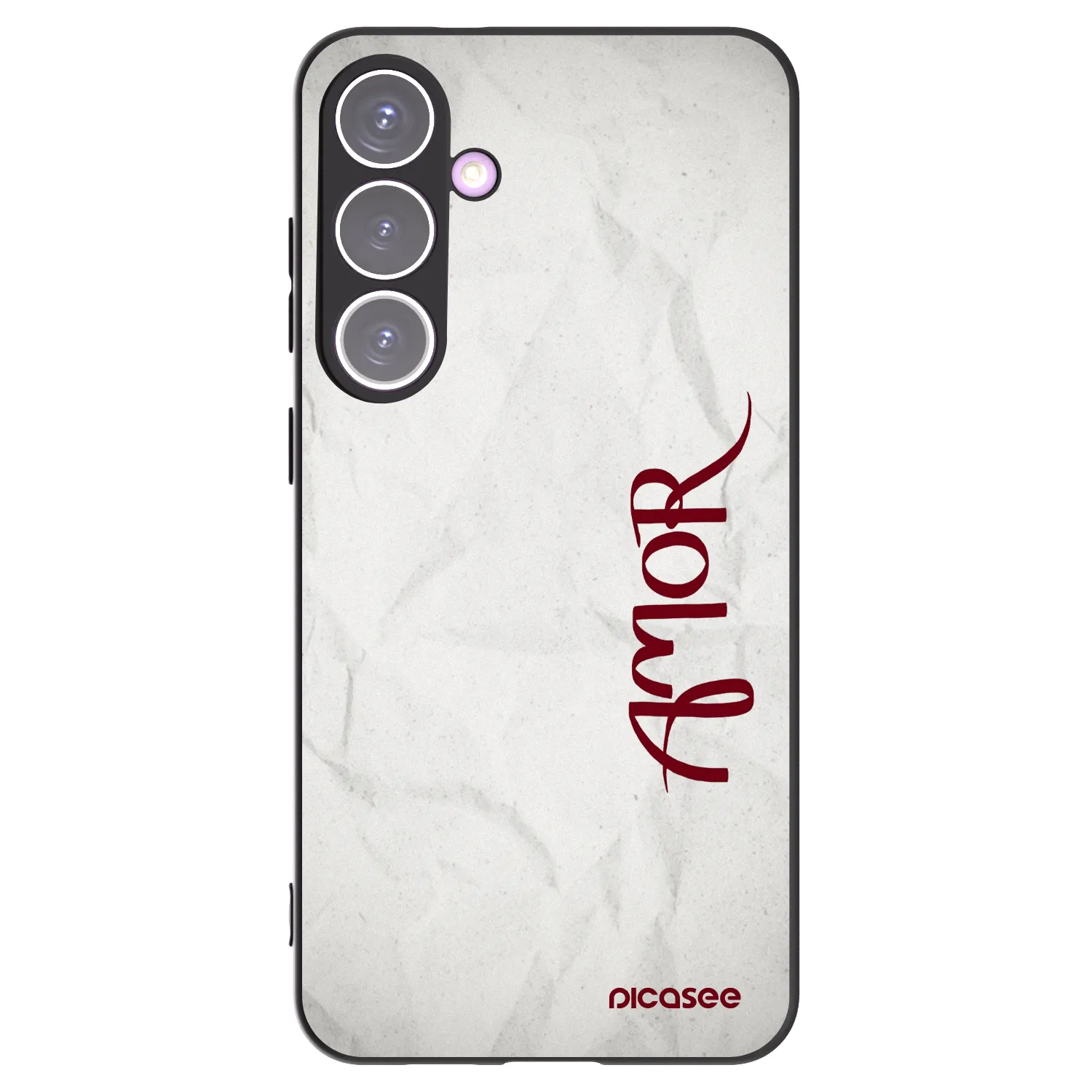 Picasee silikónový čierny obal pre Samsung Galaxy S24+ S926B 5G - Amor