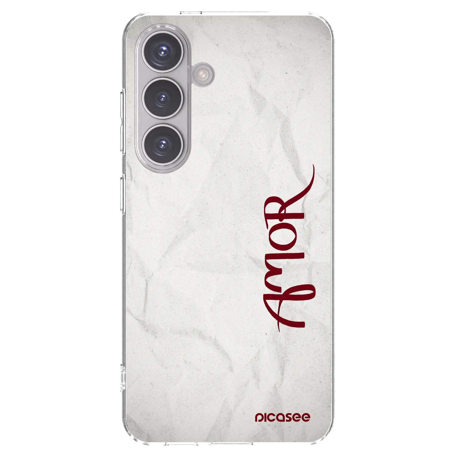 Picasee silikónový prehľadný obal pre Samsung Galaxy S24 S921B 5G - Amor