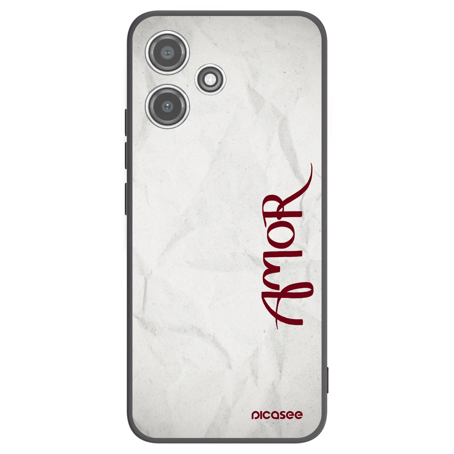 Picasee silikónový čierny obal pre Xiaomi Redmi 12 5G - Amor