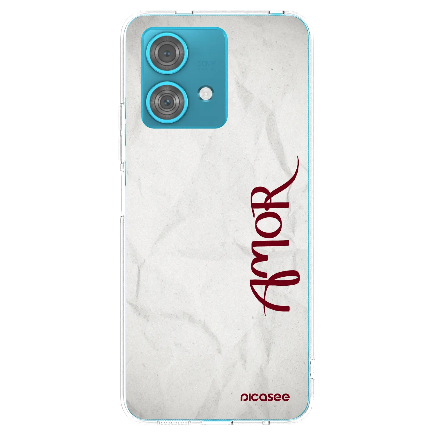 Picasee silikónový prehľadný obal pre Motorola Edge 40 Neo - Amor