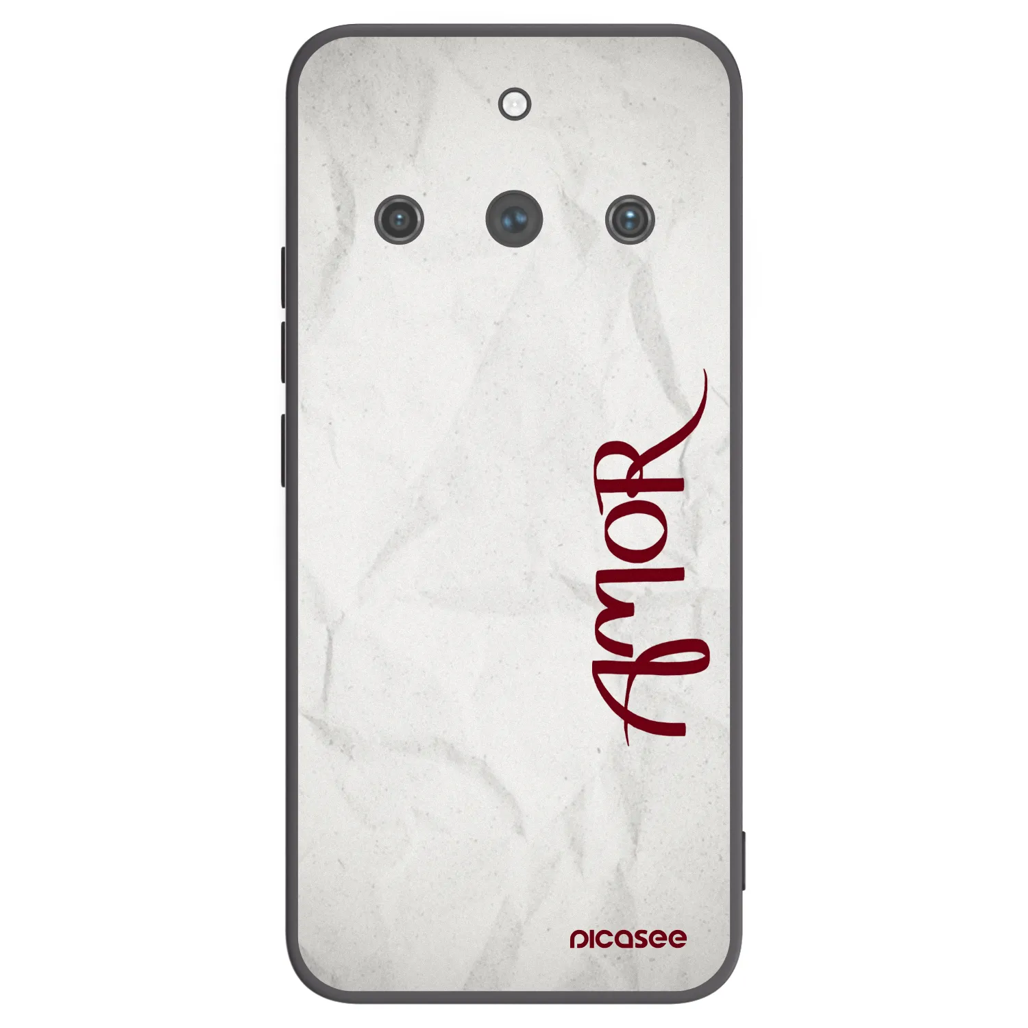Picasee silikónový čierny obal pre Realme 11 Pro+ - Amor