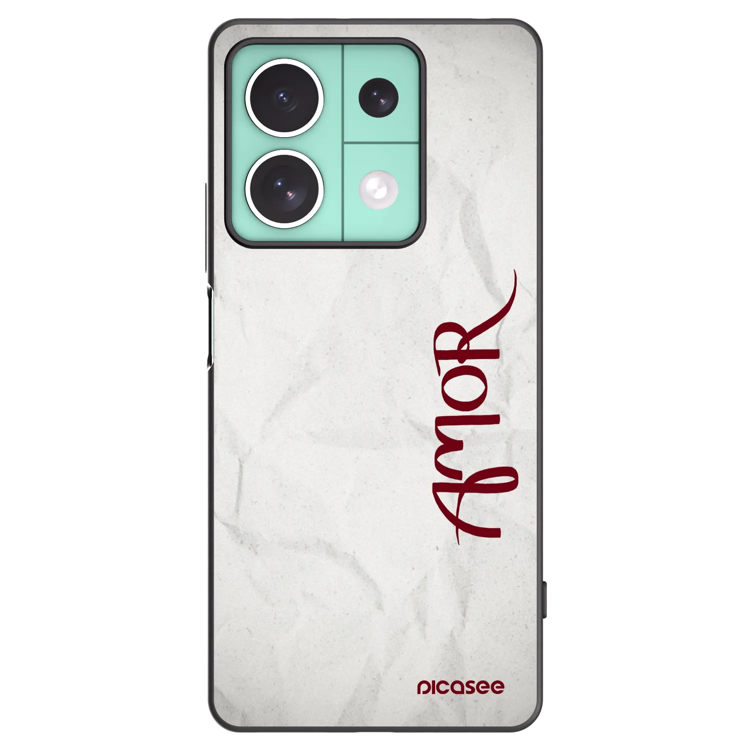 Picasee silikónový čierny obal pre Xiaomi Redmi Note 13 5G - Amor
