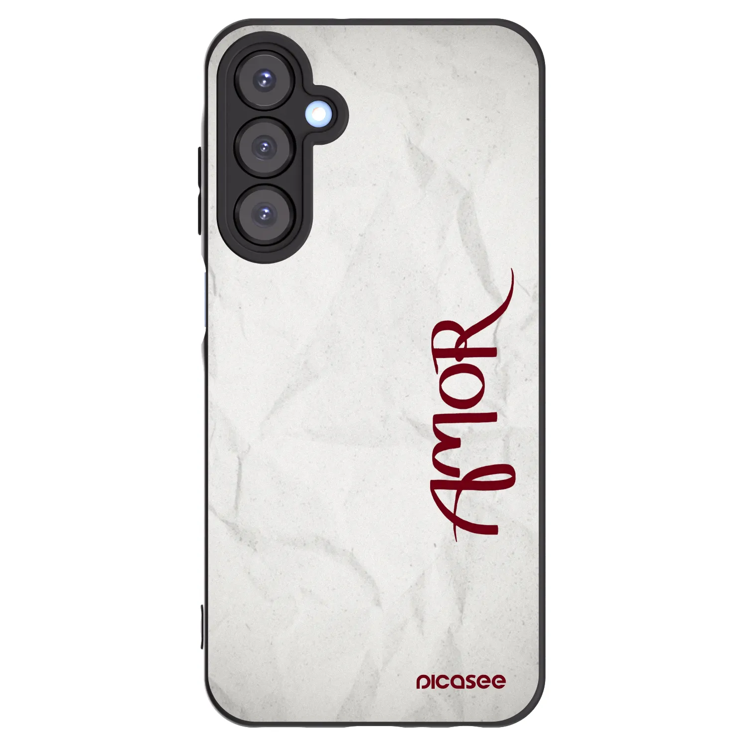 Picasee silikónový čierny obal pre Samsung Galaxy A25 A256B 5G - Amor